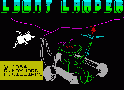 Игра Loony Lander (ZX Spectrum)