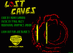 Игра Lost Caves (ZX Spectrum)