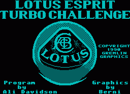 Игра Lotus Esprit Turbo Challenge (ZX Spectrum)