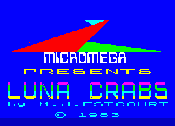 Игра Luna Crabs (ZX Spectrum)
