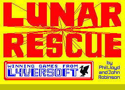 Игра Lunar Rescue (ZX Spectrum)