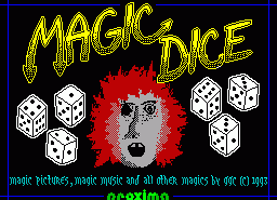 Игра Magic Dice (ZX Spectrum)