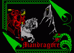 Игра Mandragore (ZX Spectrum)