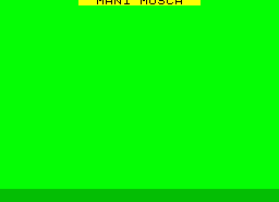 Игра Mani Mosca (ZX Spectrum)