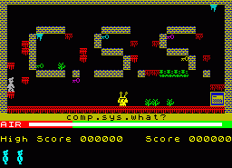 Игра Manic Miner: comp.sys.sinclair (ZX Spectrum)