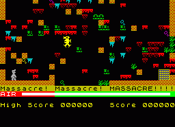 Игра Manic Scribbler (ZX Spectrum)