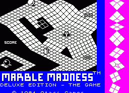 Игра Marble Madness DeLuxe Edition (ZX Spectrum)