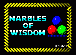 Игра Marbles of Wisdom (ZX Spectrum)