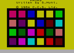 Игра Matching Pairs (ZX Spectrum)