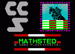 Игра Mathsted (ZX Spectrum)