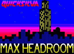 Игра Max Headroom (ZX Spectrum)