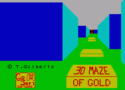 Игра Maze of Gold, 3D (ZX Spectrum)