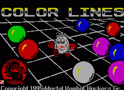 Игра Mega Color Lines (ZX Spectrum)