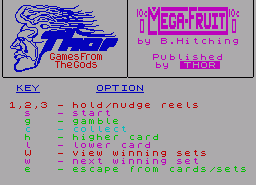 Игра Mega Fruit (ZX Spectrum)