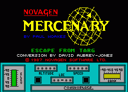 Игра Mercenary (ZX Spectrum)