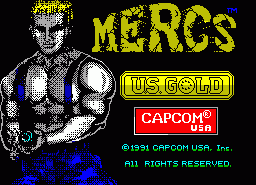 Игра Mercs (ZX Spectrum)