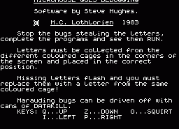 Игра Micro Mouse Goes De-bugging (ZX Spectrum)