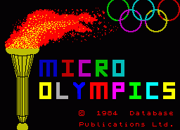 Игра Micro Olympics (ZX Spectrum)
