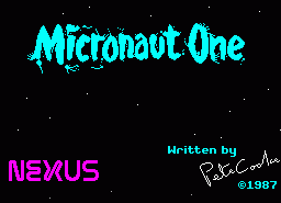 Игра Micronaut One (ZX Spectrum)