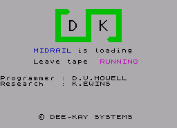 Игра Midrail (ZX Spectrum)