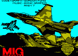 Игра MiG Busters (ZX Spectrum)