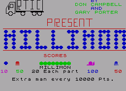 Игра Millimon (ZX Spectrum)