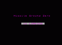 Игра Missile Ground Zero (ZX Spectrum)
