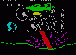 Игра Moon Buggy (ZX Spectrum)