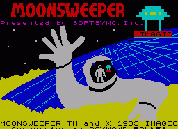 Игра Moonsweeper (ZX Spectrum)