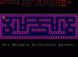 Игра Mr Patrick Tovey's World of Squares (ZX Spectrum)