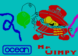 Игра Mr. Wimpy (ZX Spectrum)