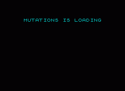 Игра Mutations (ZX Spectrum)