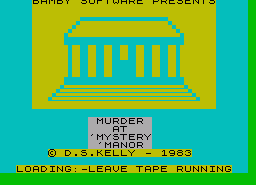 Игра Mystery Manor (ZX Spectrum)