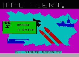 Игра NATO Alert (ZX Spectrum)