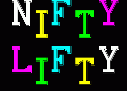 Игра Nifty Lifty (ZX Spectrum)