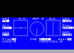 Игра Nightflite (ZX Spectrum)