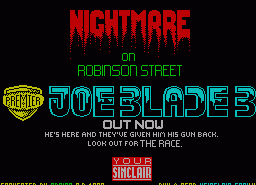 Игра Nightmare on Robinson Street, A (ZX Spectrum)
