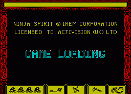 Игра Ninja Spirit (ZX Spectrum)