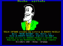 Игра Noche Agitada (ZX Spectrum)