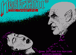 Игра Nosferatu the Vampyre (ZX Spectrum)