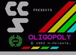 Игра Oligopoly (ZX Spectrum)