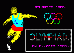 Игра Olympiad '86 (ZX Spectrum)