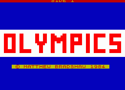 Игра Olympics (ZX Spectrum)