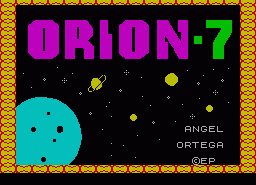 Игра Orion-7 (ZX Spectrum)