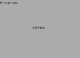 Игра Osten (ZX Spectrum)
