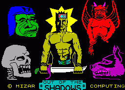 Игра Out of the Shadows (ZX Spectrum)