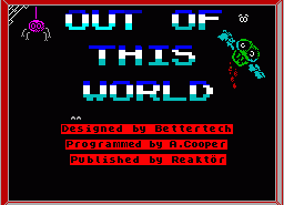 Игра Out of This World (ZX Spectrum)