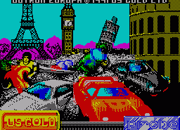 Игра Out Run Europa (ZX Spectrum)