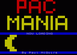 Игра Pacmania (ZX Spectrum)