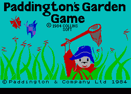 Игра Paddington's Garden Game (ZX Spectrum)